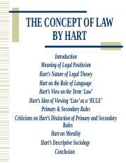 Understanding Hart's Legal Positivism and Its Key Concepts | Course Hero