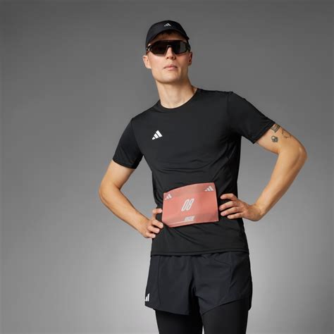 Adidas Adizero Essentials Running Tee Black Adidas Uae