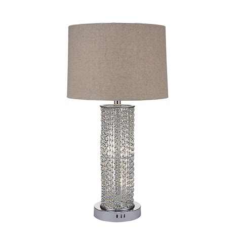 Chrome Brown Table Lamps At Lowes