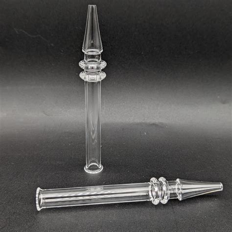 Clear Quartz One Piece Dab Straw – Midnight Distribution