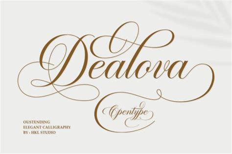 Dealova Font By Hkl Studio · Creative Fabrica