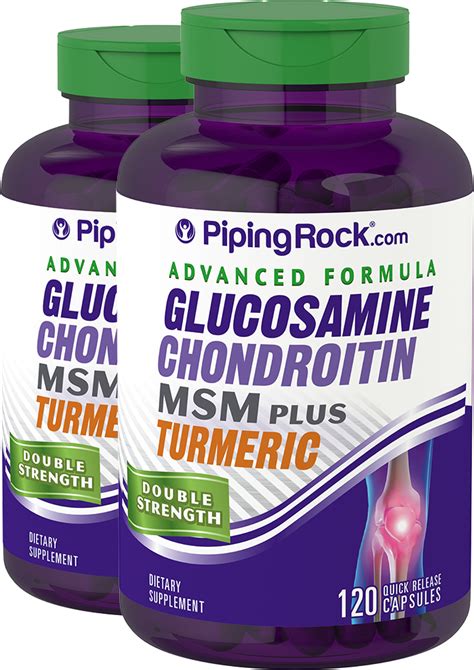 Glucosamine Chondroitin Msm Plus 240 Capsules Benefits Pipingrock