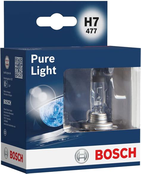 Bosch H Pure Light Headlight Bulbs V W Px D Bulbs