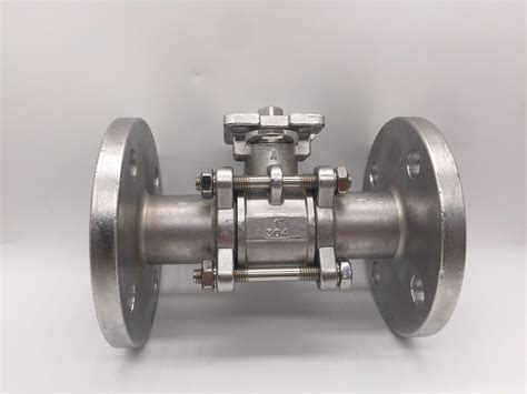 High Platform Stainless Steel Three Piece Flange Ball Valve China