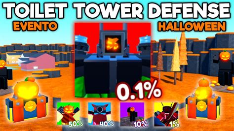 Novas Tropas De Halloween No Toilet Tower Defense Toilet Tower Defense