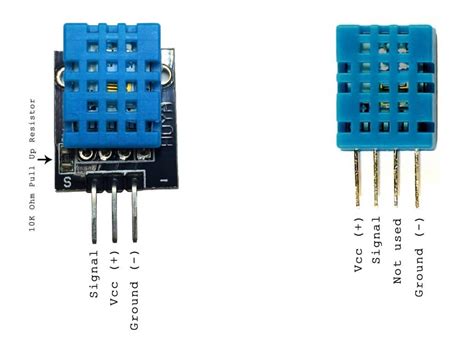 Dht11 Arduino Circuit Diagram Dht11 Dht22 Sensor With Arduin