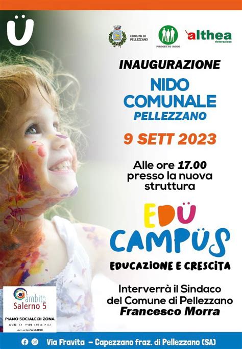 Pellezzano Inaugurazione Asilo Nido Nellambito Di Educampus