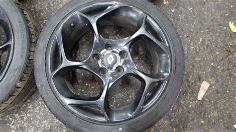 Renault Megane MK3 GT 2008 2014 Alloy Wheels Set X4 18inch Black