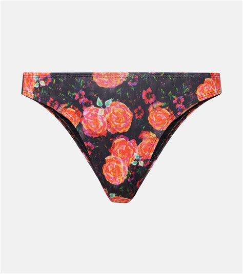 Lenny Floral Bikini Bottoms In Multicoloured Bananhot Mytheresa