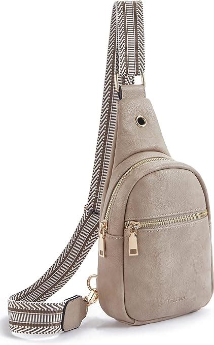 Telena Sling Bag For Women Vegan Leather Small Fanny Pack Crossbody