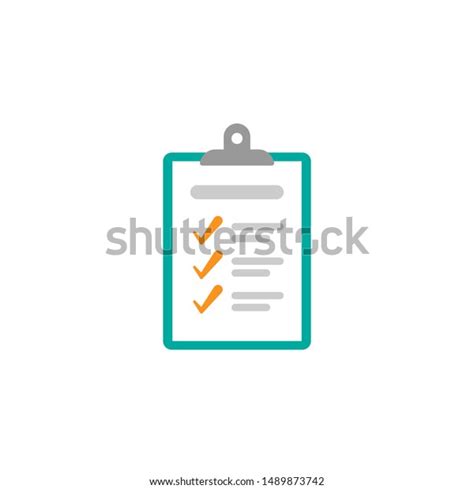 Todo Check List Ticks Points Clipboard Stock Vector Royalty Free