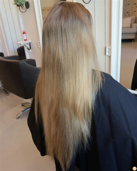 Balayage blonde highlights and lowlights