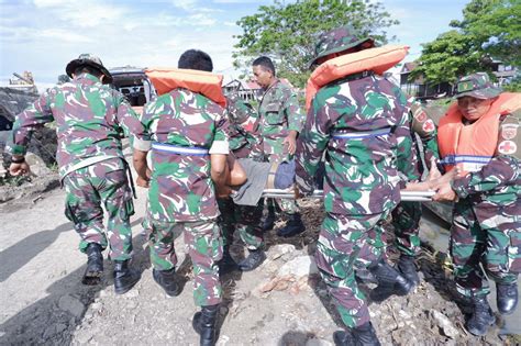 Kodim Sidrap Gelar Latihan Penanggulangan Bencana Alam Ujung Jari