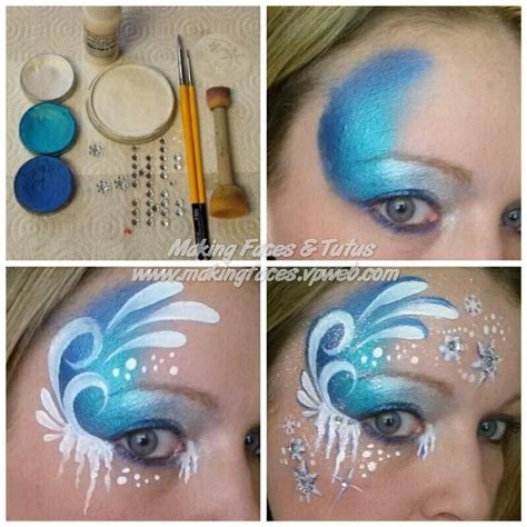 Frozen Makeup And Face Painting Tutorial Makeup Vidalondon