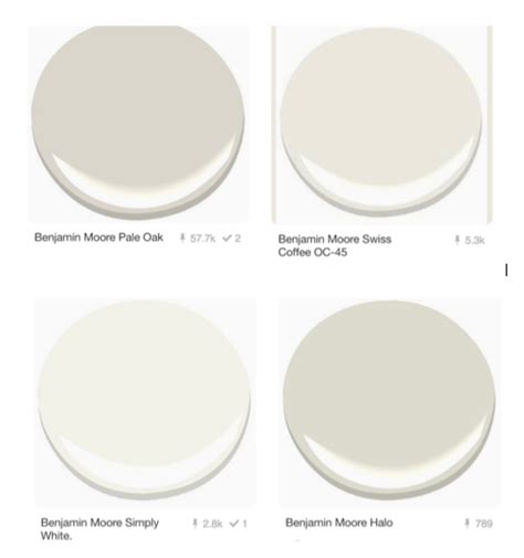 Benjamin Moore White Paint Color Chart – View Painting