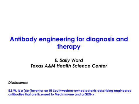 Engineering Antibodies for Diagnostics and Therapy