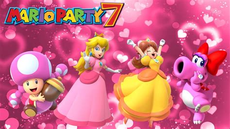 Mario Party 7 Decathlon Castle Toadette Vs Peach Vs Daisy Vs Birdo