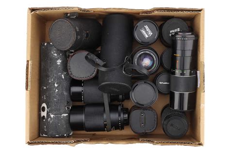 Lot 453 - A Mixed Selection of SLR Camera Lenses