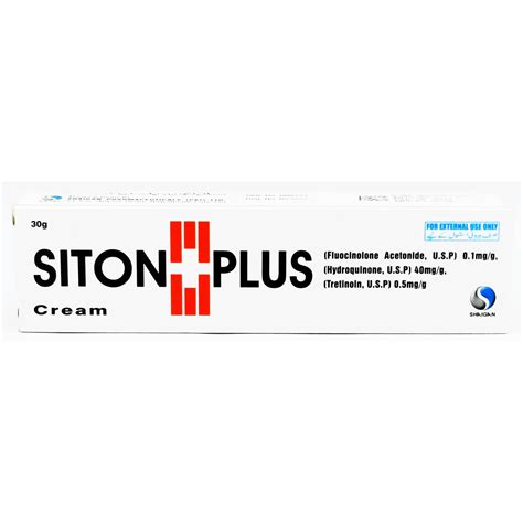 Siton Plus Cream 30Gm 1S - Side Effects - Buy Online - ₨ 345 - khasmart