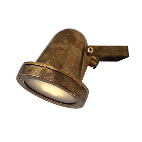 bronze outdoor spotlight