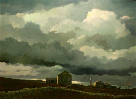 Eric Sloane 1905 1985 Northwest Wind American Scene Painting Art