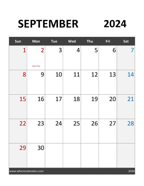 September 2024 Calendar Printable Free Pdf Kiah Selene