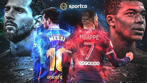 Lionel Messi vs Kylian Mbappe: Head-to-Head Stats | Stats at 22 | Speed ...