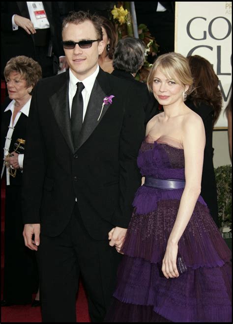 Photo Heath Ledger Et Michelle Williams E C R Monie Des Golden