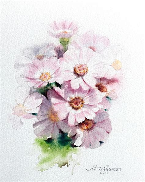 На данном изображении может находиться: цветок и растение | Watercolor ...