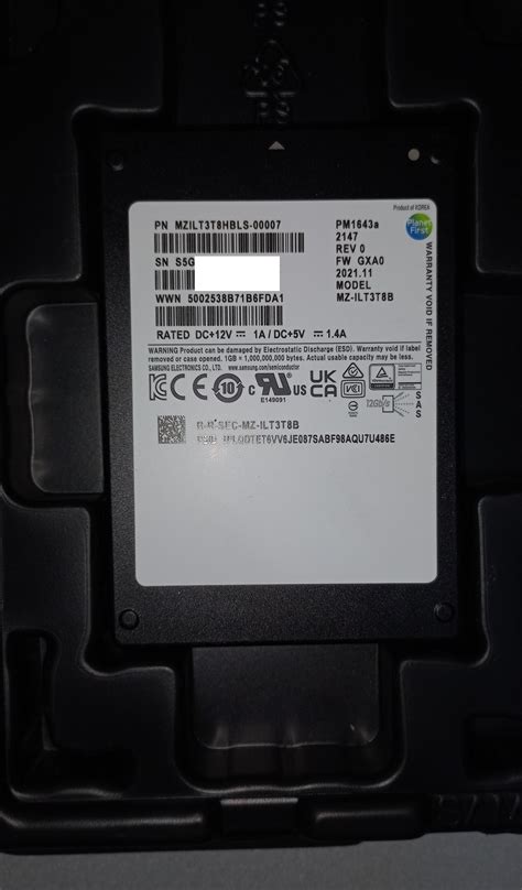 Samsung Pm A Tb Sas Gb S Enterprise Ssd