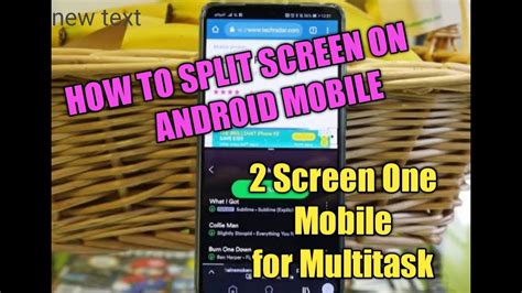 How To Enable Split Screen In Android Mobile Split Screen Use And