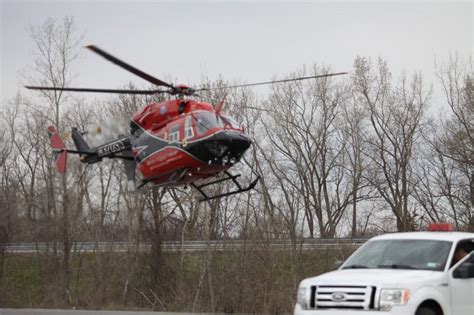 Driver Airlifted Following Three Car Accident In Yates County Finger