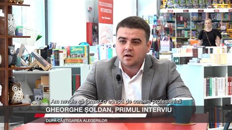 Gheorghe Șoldan primul interviu după câștigarea alegerilor YouTube