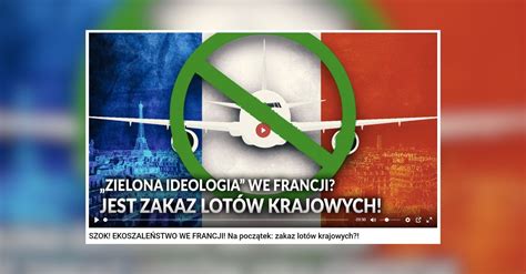 Zakaz lotów krótkodystansowych we Francji nie obejmuje wszystkich lotów