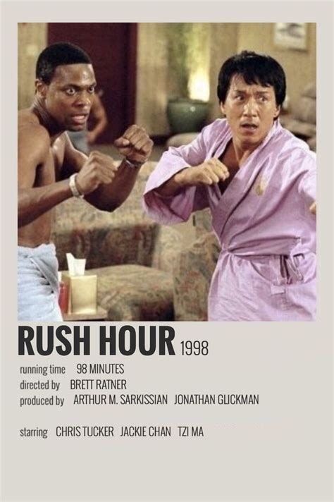 rush hour | Good movies to watch, Iconic movie posters, Classic films ...