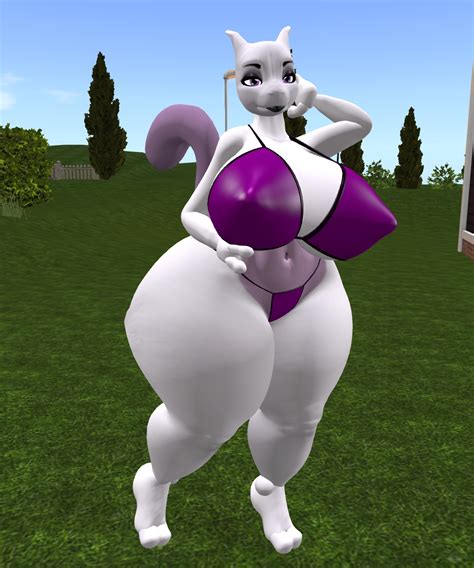 Rule 34 Big Breasts Breasts Female Female Mewtwo Ferialexonar Mewtwo