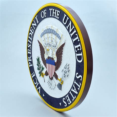 Us Vice Presidential Seal Wall Plaque