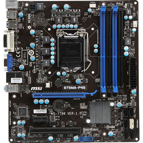 MSI B75MA P45 Intel B75 So 1155 Dual Channel DDR3 MATX Retail