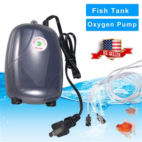 JahyElec 2 Air Bubble Disk Stone Aerator 110V Stabe 120 Gal Aquarium