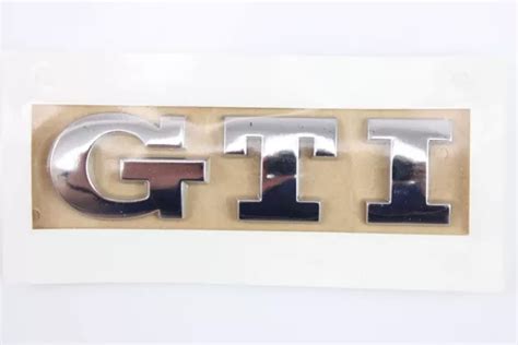 Vw Gti Golf Schriftzug Emblem Volkswagen Logo Aufkleber Chrom