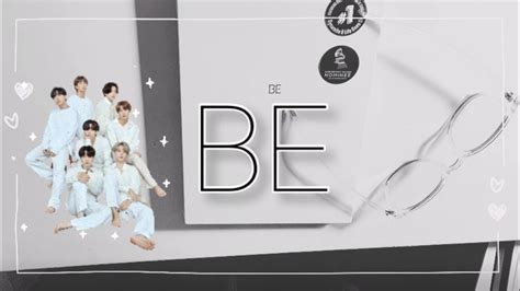 Bts Be Album Unboxing Youtube