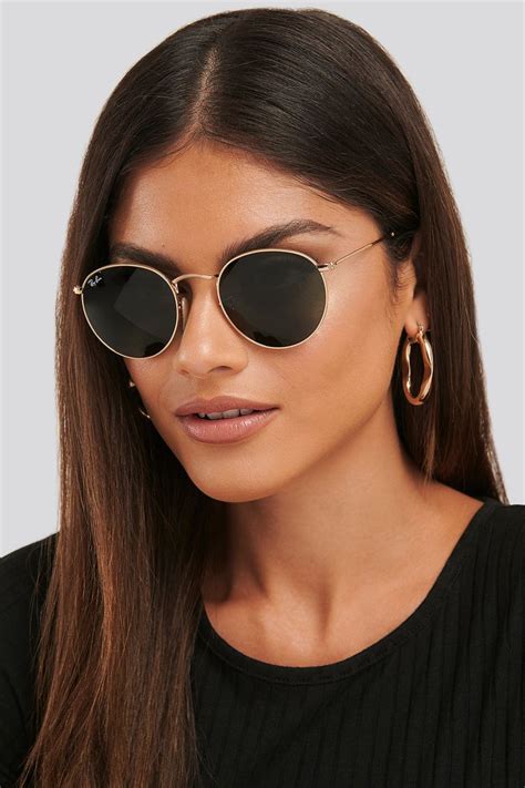 Metal Round Schwarz Runde Sonnenbrille Mode Brillen Brille Stil