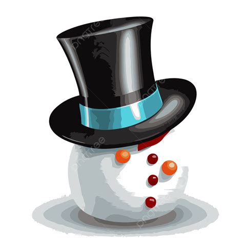 Cartola De Boneco De Neve Vetor PNG Adesivo Clipart Boneco De Neve