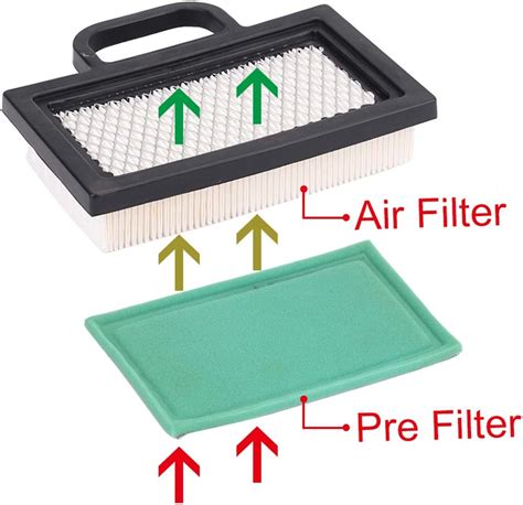 Lawn Mower Replacement Parts HEYZLASS 499486S 698754 Air Filter