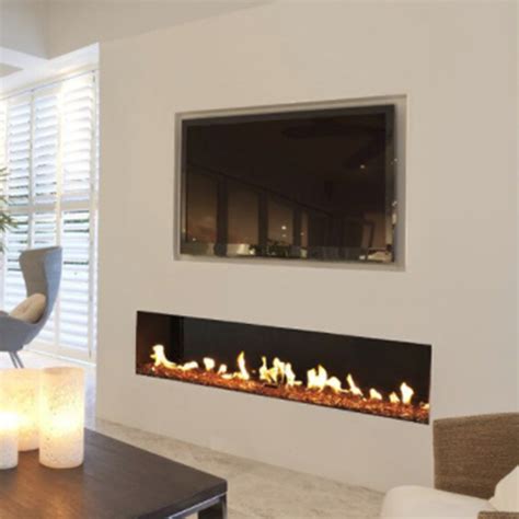 Indoor Flare Front Modern Frameless Fireplaces Caddetails