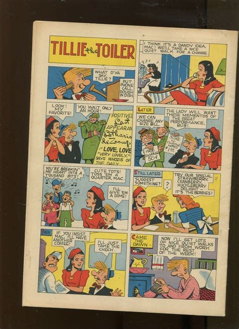 Dell Four Color Comics 184 7 0 Classic Tillie The Toiler Cover Good