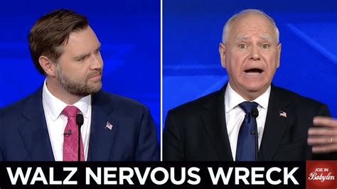 Tim Walz Was A Nervous Wreck At The Vp Debate Youtube