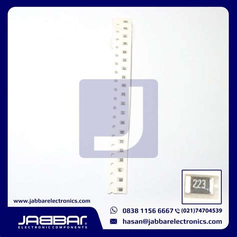 RESISTOR 223 22K OHM 1 8W Seperdelapan SMD0805 Jabbar Electronics