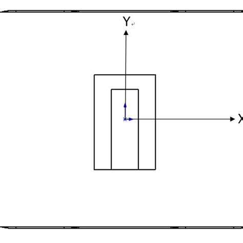 The Three Dimensional Schematic Of The Model And Coordinates Of The