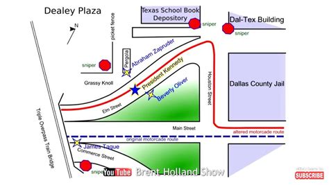 JFK Assassination Dealey Plaza Map